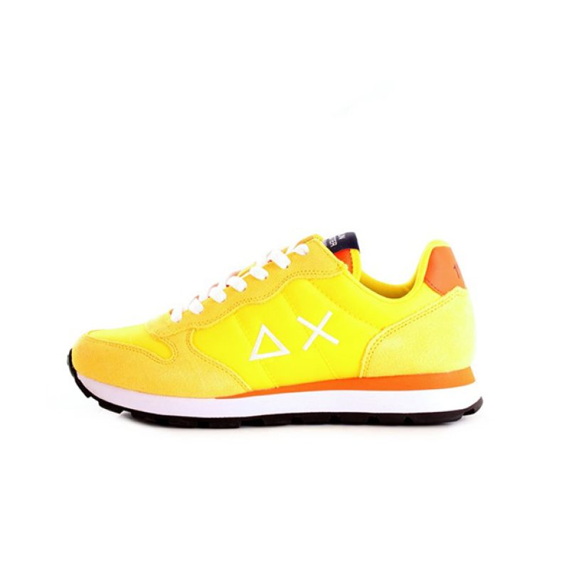 Sneaker Uomo in tessuto e pelle scamosciata
