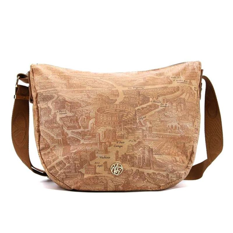 Tracolla Hobo Donna YNOT in tessuto - GUM-011S5 TAN