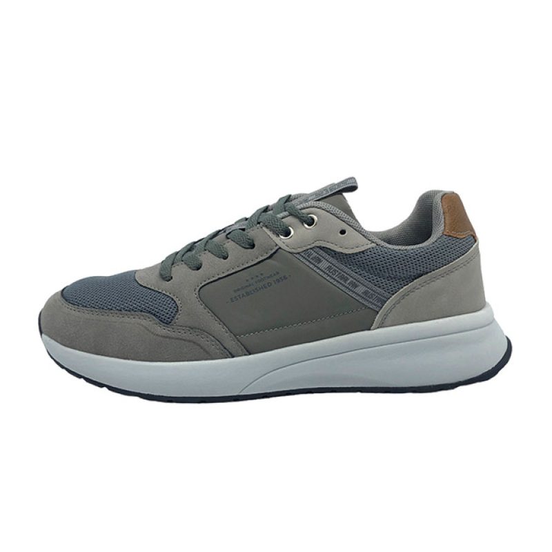 Sneaker Uomo AUSTRALIAN in ecopelle e tessuto - AM641 GREY