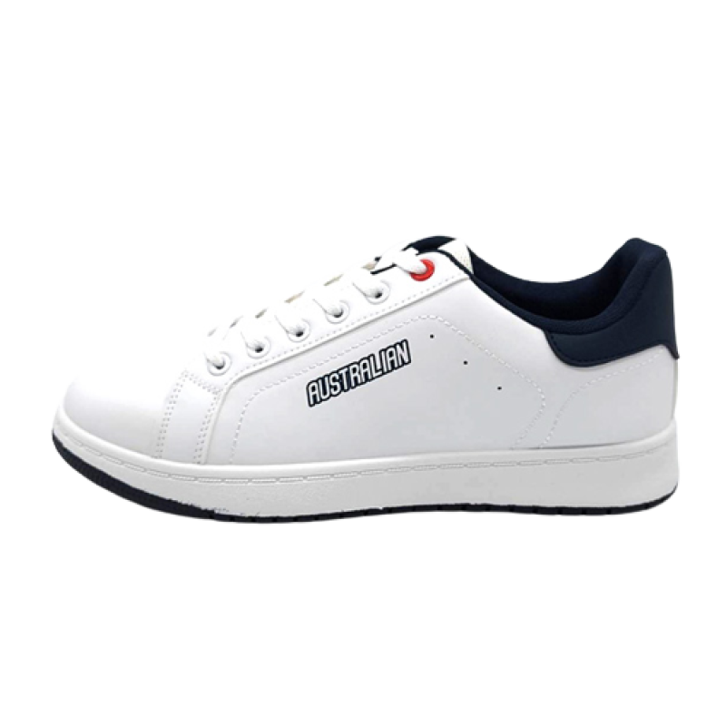 Sneaker Uomo AUSTRALIAN in ecopelle - AM633 WHITE/NAVY