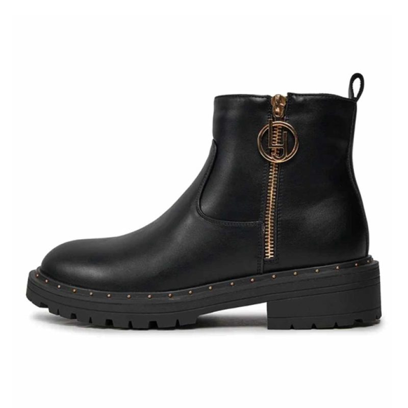 Tronchetto Donna LIU JO SPREADING in pelle - 4F3729 EX014 BLACK