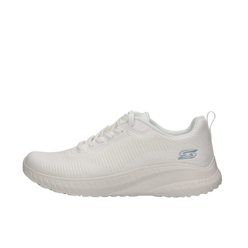 Sneaker Donna SKECHERS in tessuto mesh - 117209/OFWT OFF WHITE