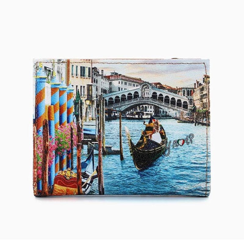 Portafogli Donna YNOT in goffrato - YES-654S5 DREAM IN VENICE