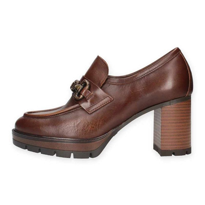 Mocassino Donna NERO GIARDINI in pelle - I411432D412 DELAVATO BEIGE