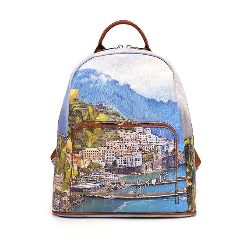 Zaino Donna YNOT? in goffrato - YES-615S3 LEMON COAST