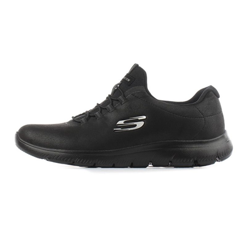 Sneaker Donna SKECHERS in pelle - 88888301BBK BLACK