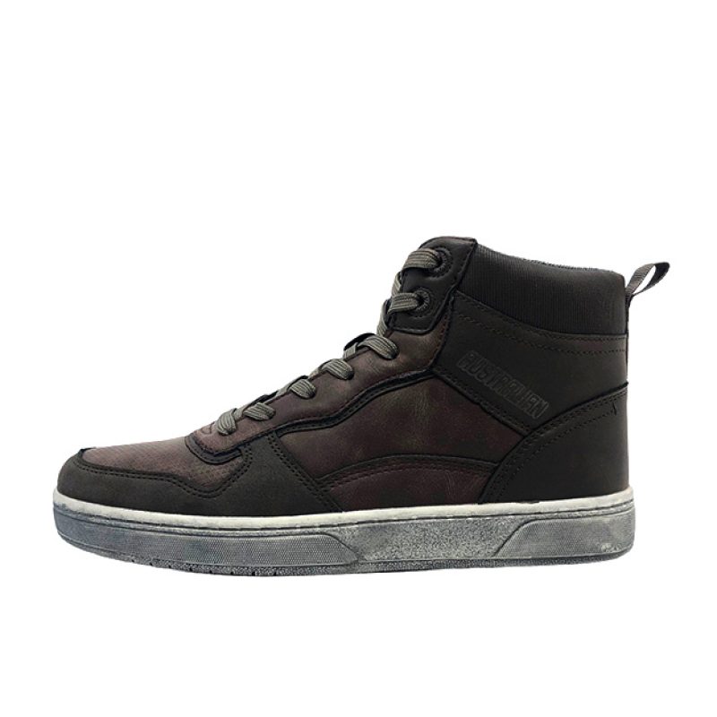 Sneaker alta Uomo AUSTRALIAN in ecopelle - AM530 BROWN