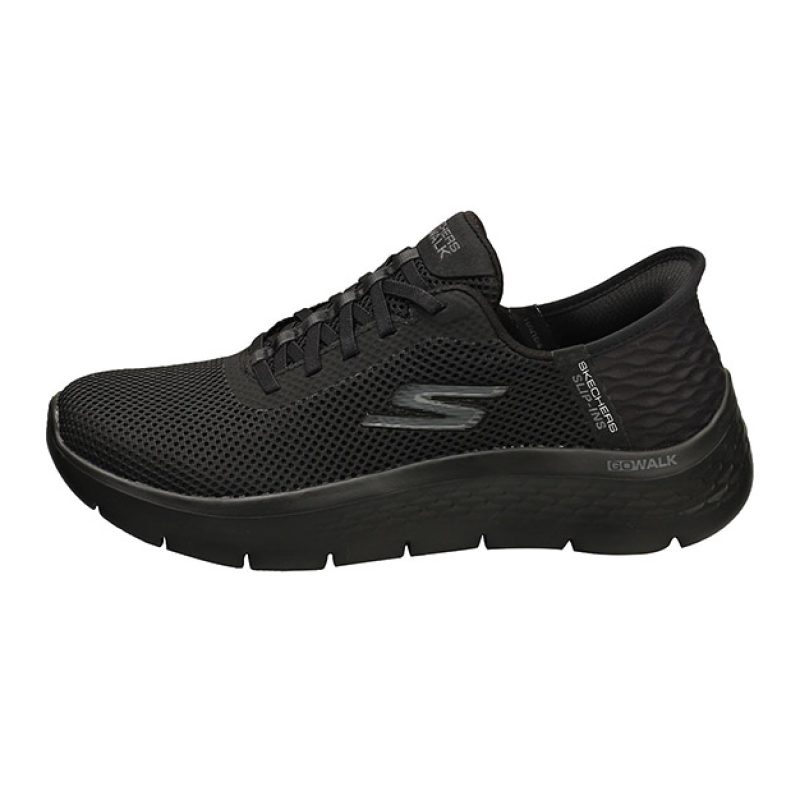 Sneaker Donna SKECHERS in tessuto mesh - 124975BBK BLACK