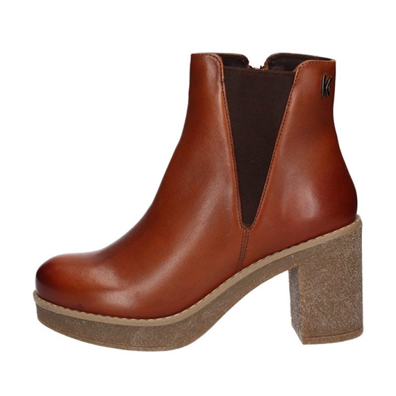 Tronchetto Donna KEYS in pelle - K7390 COGNAC