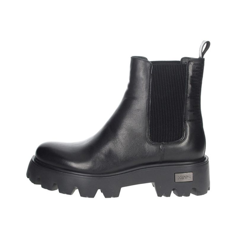 Tronchetti Donna KEYS in pelle ed ecopelle - K-5753 BLACK