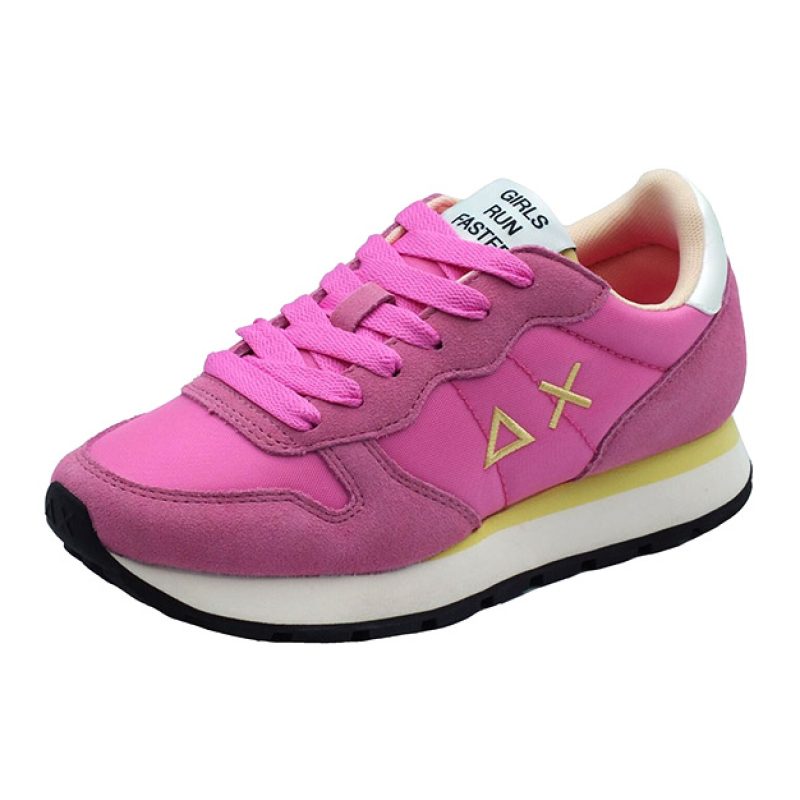 Sneaker Donna SUN68 in tessuto e camoscio - ALLY SOLID NYLON Z34201 CICLAMINO