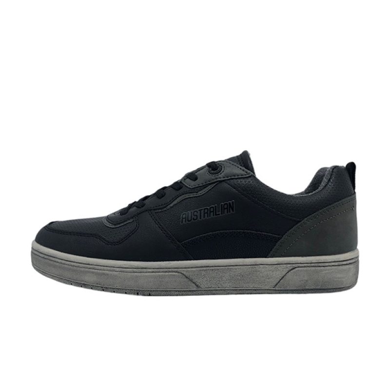 Sneaker Uomo AUSTRALIAN in ecopelle - AM529 BLACK