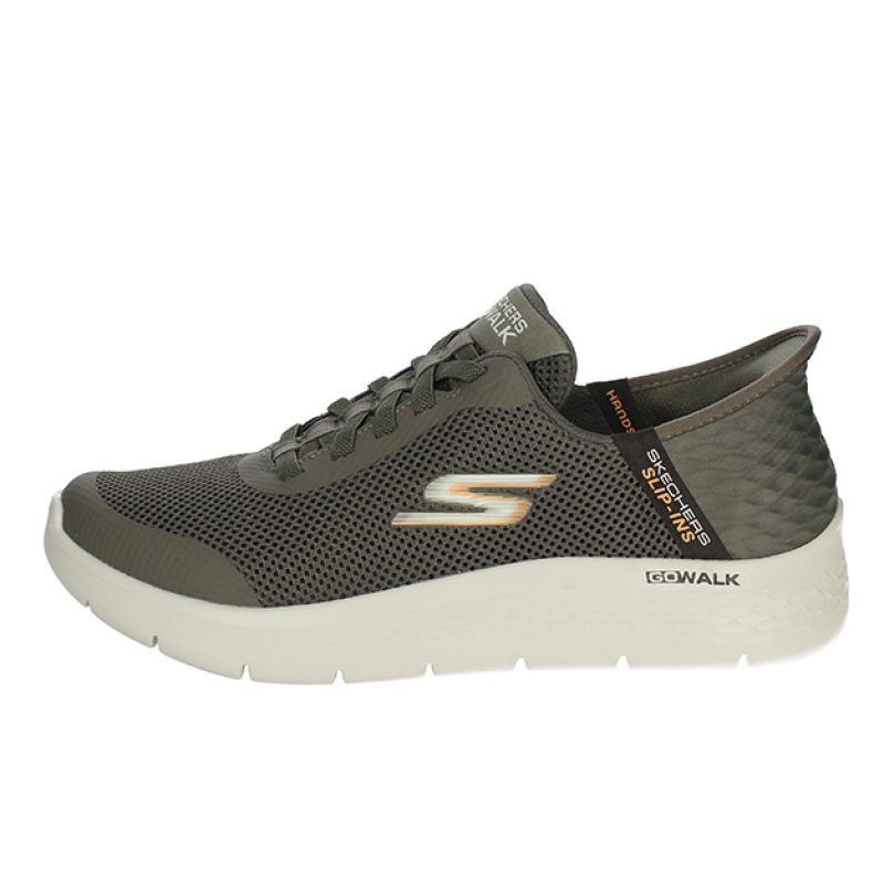 Sneaker Uomo SKECHERS in tessuto mesh con dettagli tecnici termosaldati - 216324BRN BROWN