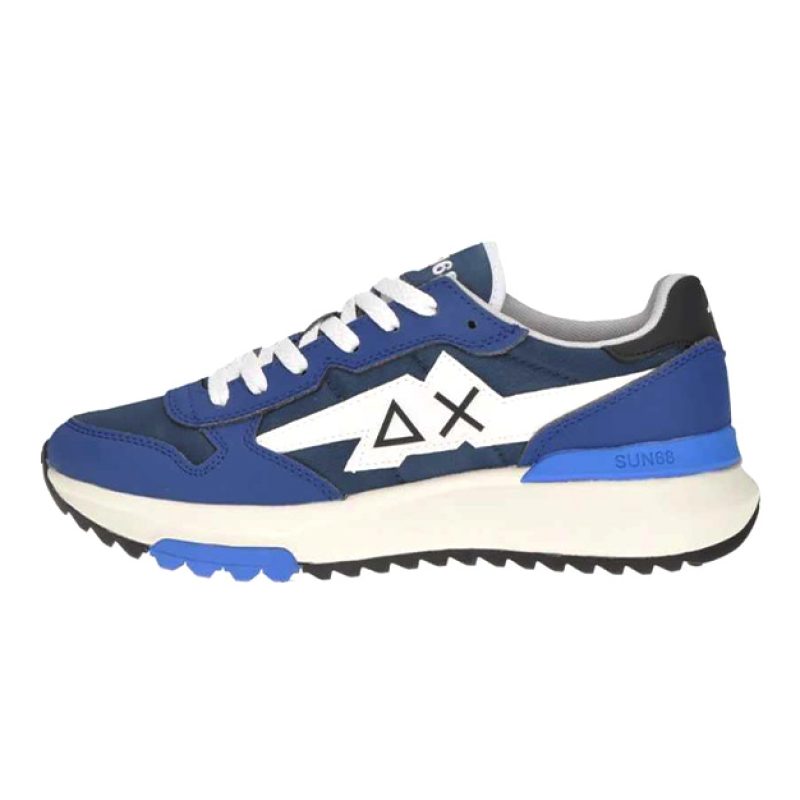 Sneaker Uomo SUN68 in tessuto e pelle - NIKI 2.0 SOLID Z35120 NAVY BLUE