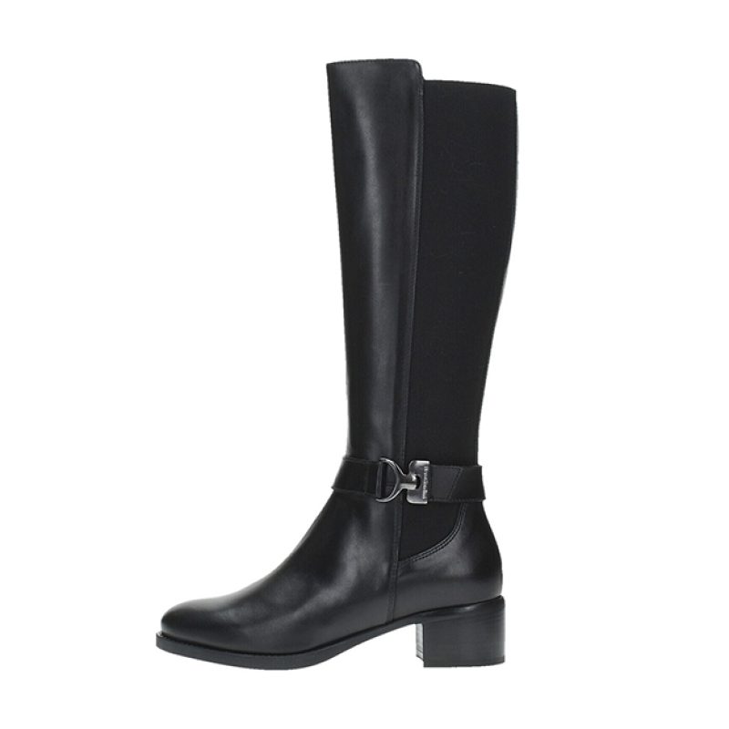 Stivale Donna NERO GIARDINI in pelle - I411750D100 NERO