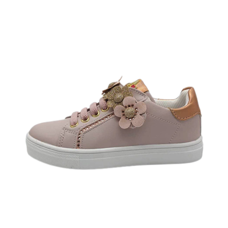 Sneaker Bambina ASSO in ecopelle - AG-14604 PINK