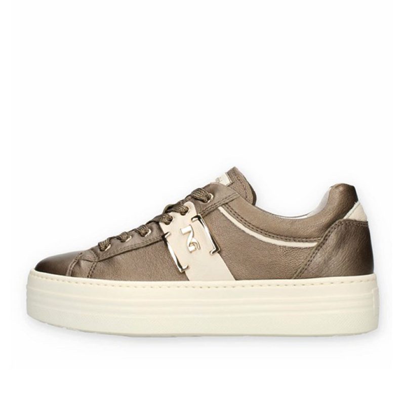Sneaker Donna NERO GIARDINI in pelle - I205300D/322 MAJOR BROWN