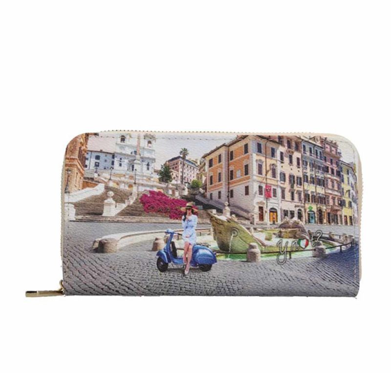 Portafogli Donna YNOT in goffrato - YES-361S5 VACANZA ROMANA