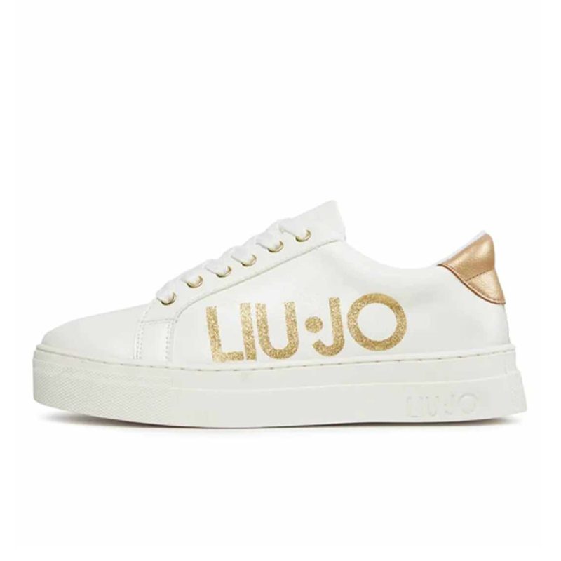 Sneaker Donna LIU JO ALICIA631 in pelle, camoscio e tessuto - 4F3705 EX014 WHITE