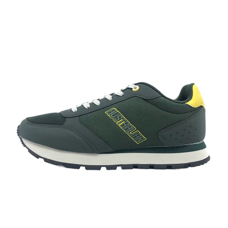 Sneaker Uomo AUSTRALIAN in tessuto ed ecopelle - AM526 MILITARY GREEN