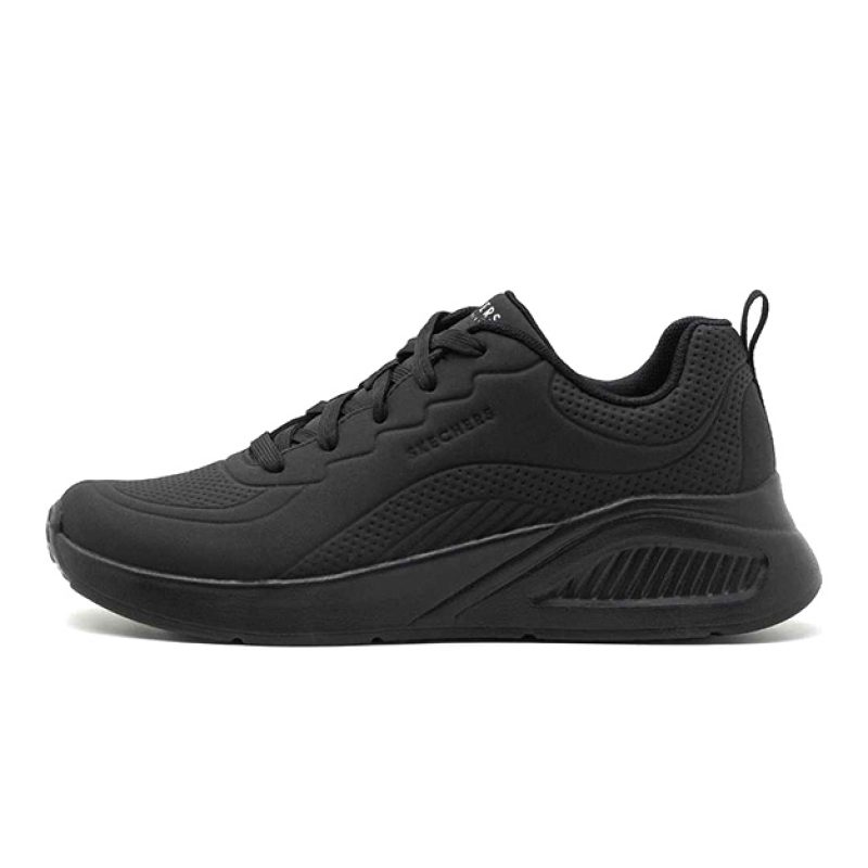 Sneaker Donna SKECHERS in pelle Vegan - 150047BBK BLACK