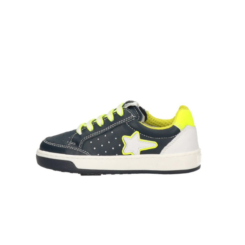Sneaker Bambino NERO GIARDINI KIDS in pelle - E228700M/207 BLU