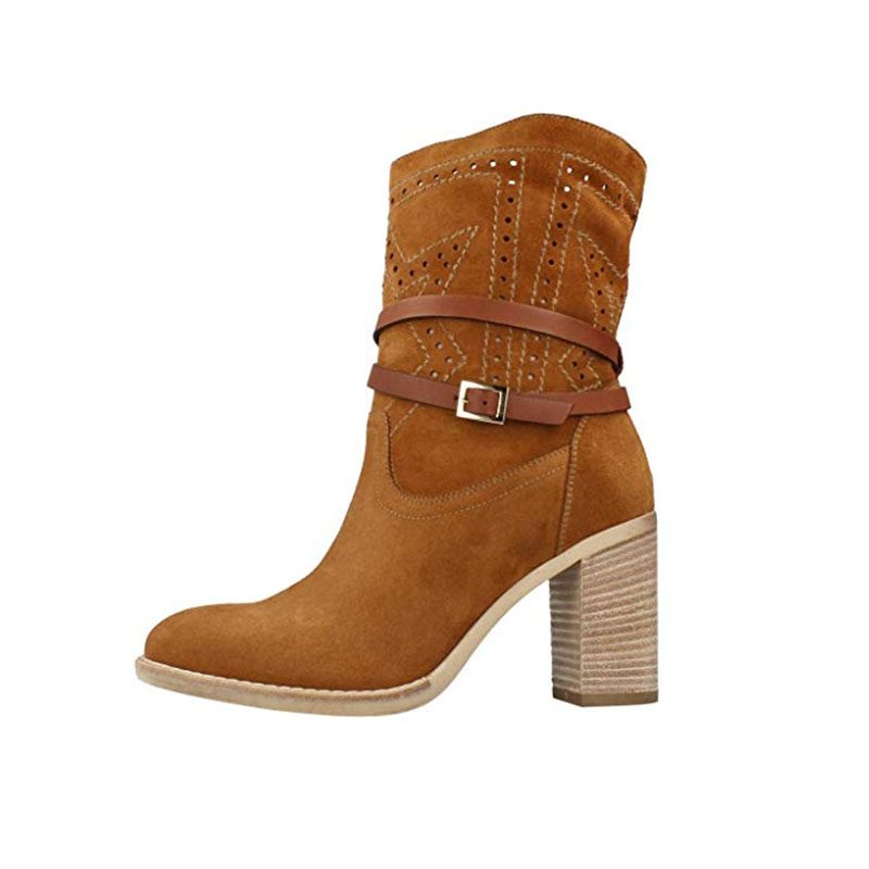 Tronchetto Donna in camoscio