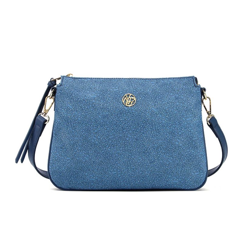 Tracolla Donna YNOT in tessuto ed inserti in pelle - CLO-028S5 OCEAN