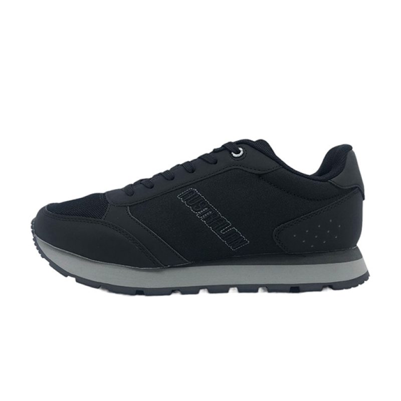 Sneaker Uomo AUSTRALIAN in tessuto ed ecopelle - AM526 BLACK