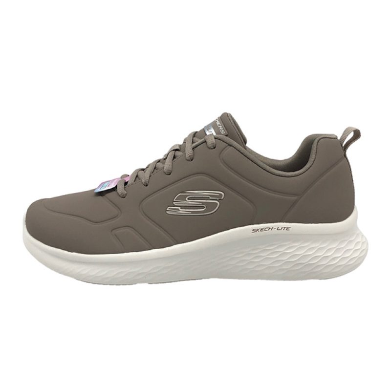 Sneaker Donna SKECHERS in pelle Vegan - 150047TPE TAUPE