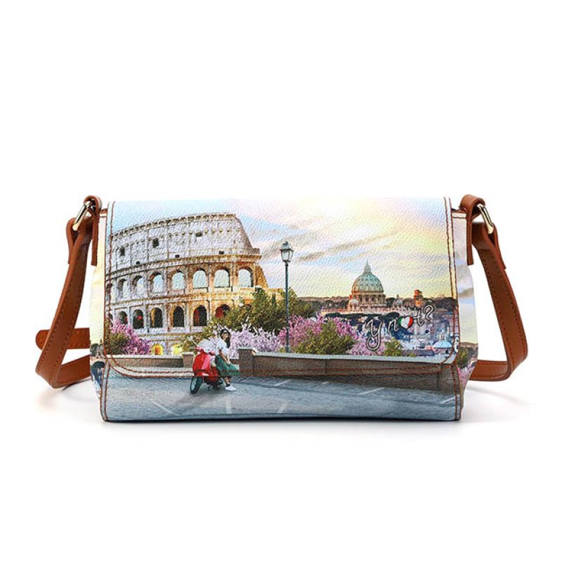 Tracolla Donna YNOT? in goffrato - YES-626S3 ITALIAN LOVE