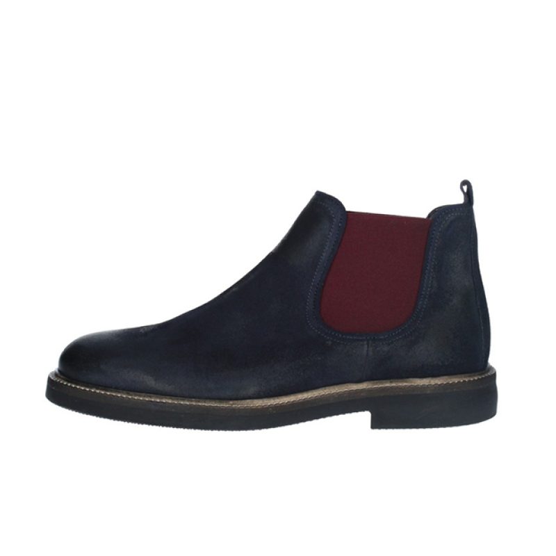 Tronchetto Uomo EXTON in pelle scamosciata - 850 ANTICATO BLU