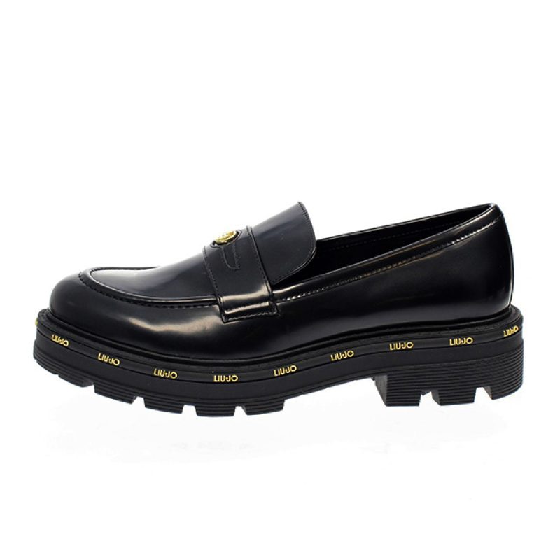 Mocassino Donna LIU JO TAYLOR634 in pelle - 4F3721 EX196 BLACK