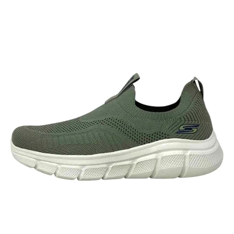 Sneaker slip-on Uomo SKECHERS in Maglia Stretch Fit® - 118107OLV OLIVE