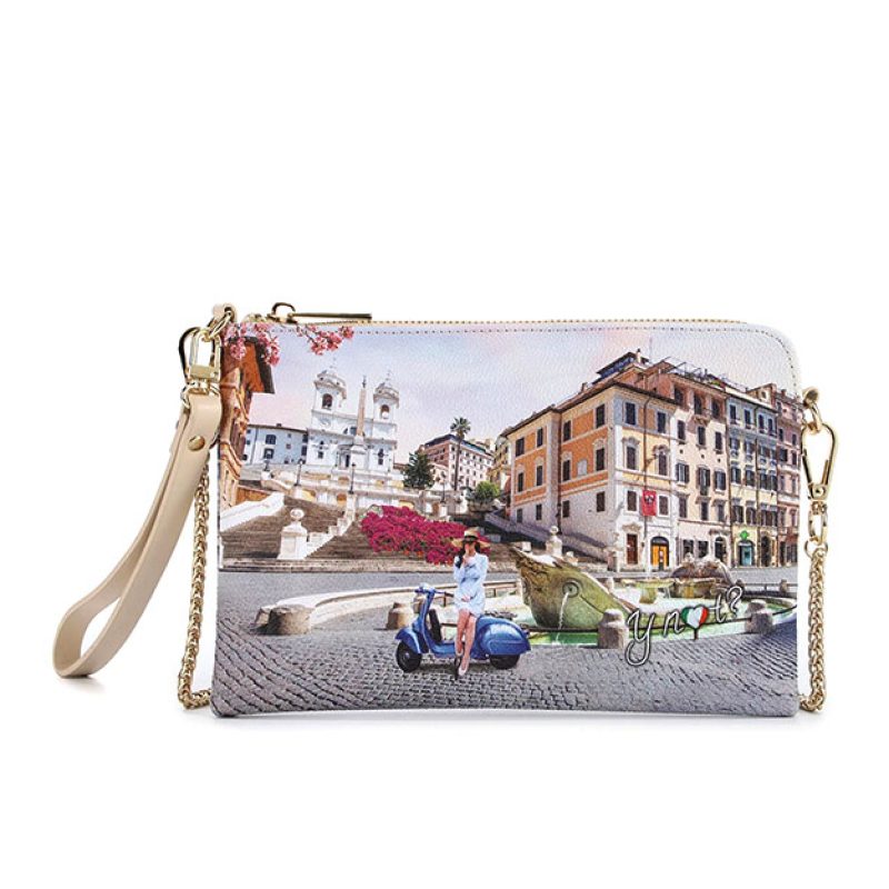 Pochette small Donna Y NOT in goffrato - YES-384S5 VACANZA ROMANA