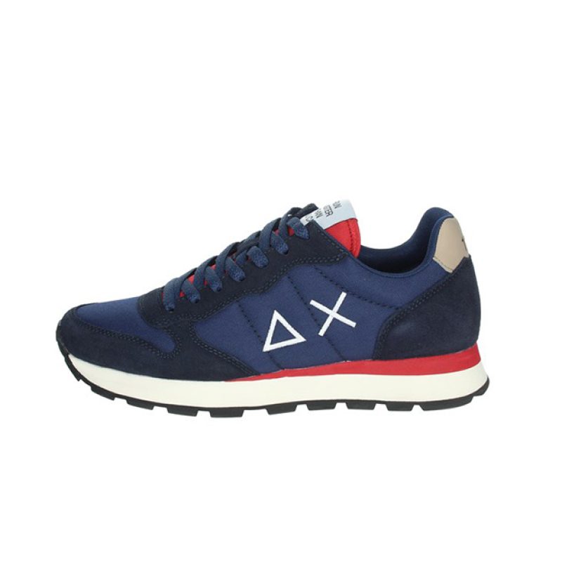 Sneaker Uomo in tessuto e camoscio