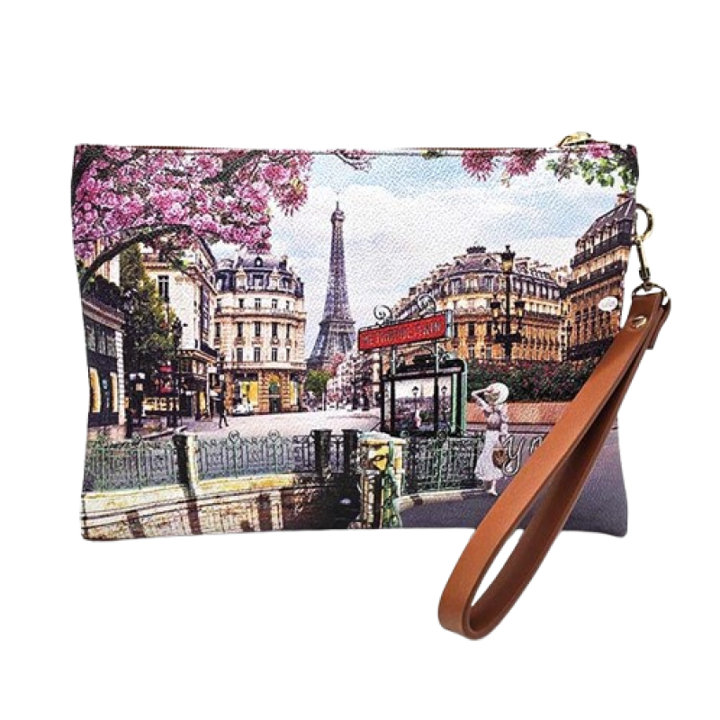 Pochette Donna YNOT in goffrato - YES-343S5 VACANZA ROMANA