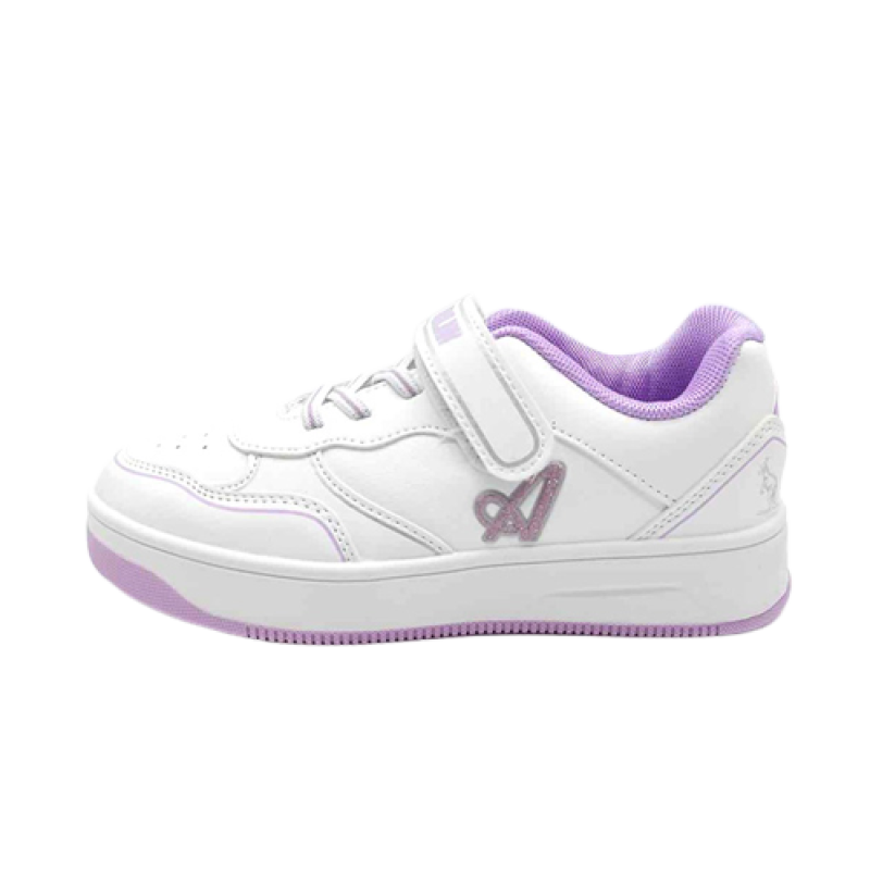 Sneaker Bimbo AUSTRALIAN in ecopelle - AU32P203/WHITE-FUXIA SUPREME LOW