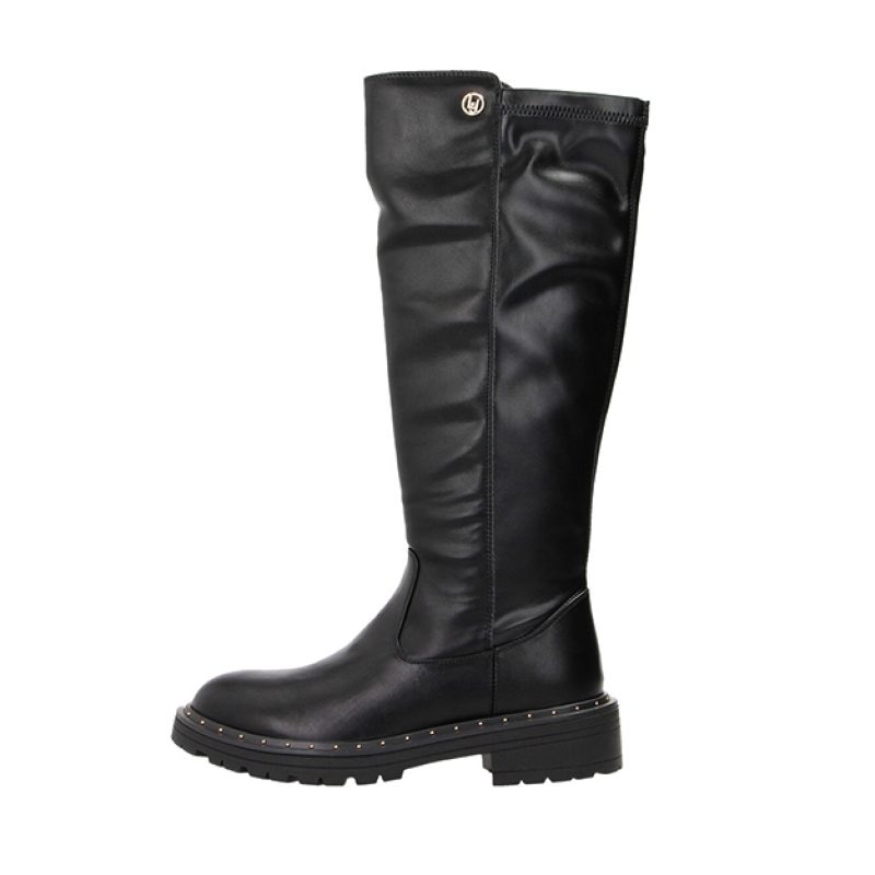 Stivale Donna LIU JO BOOT in pelle - 4F3737 EX114 BLACK