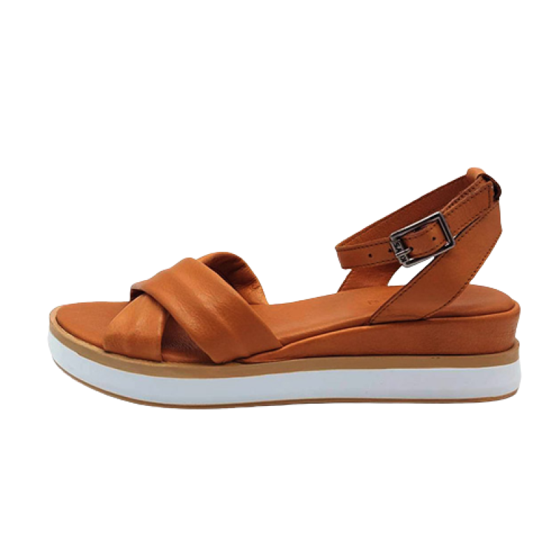 Sandalo Donna KEYS in pelle - K-7921 CUOIO