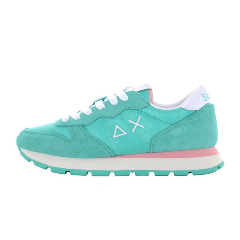 Sneaker Donna SUN68 in tessuto e camoscio - ALLY SOLID NYLON Z33201 ACQUA