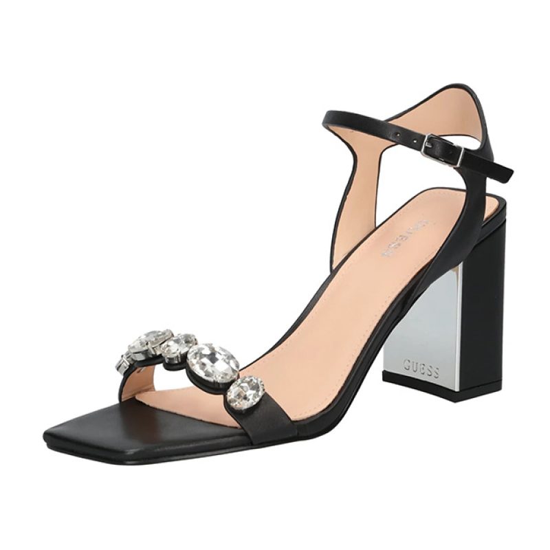 Sandalo Donna GUESS in pelle - FL6MLYLEA03 BLACK