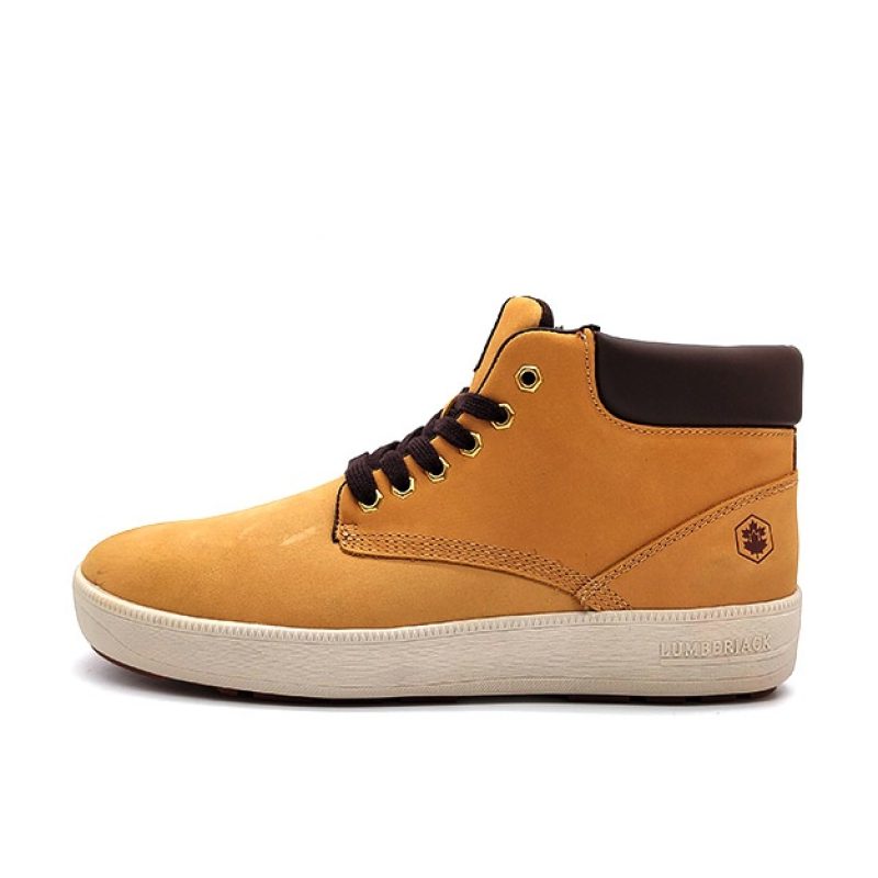 Sneaker alta Uomo Lumberjack in pelle nubuk - WINTER CHUCK SM66001-005 TAN