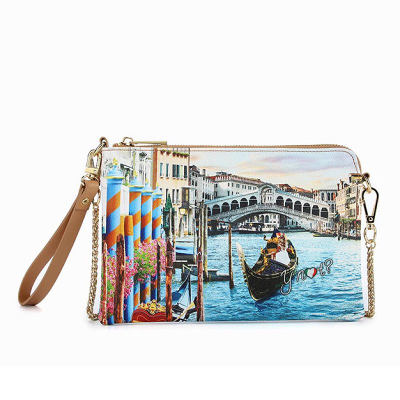 Pochette small Donna Y NOT in goffrato - YES-384S5 DREAM IN VENICE