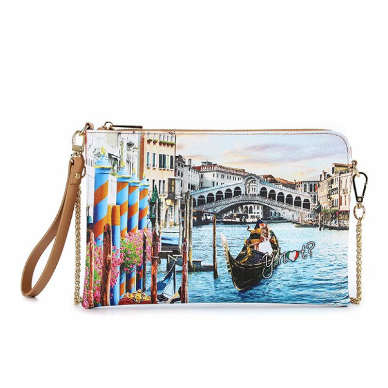 Tracolla small Donna Y NOT in goffrato - YES-303S5 DREAM IN VENICE