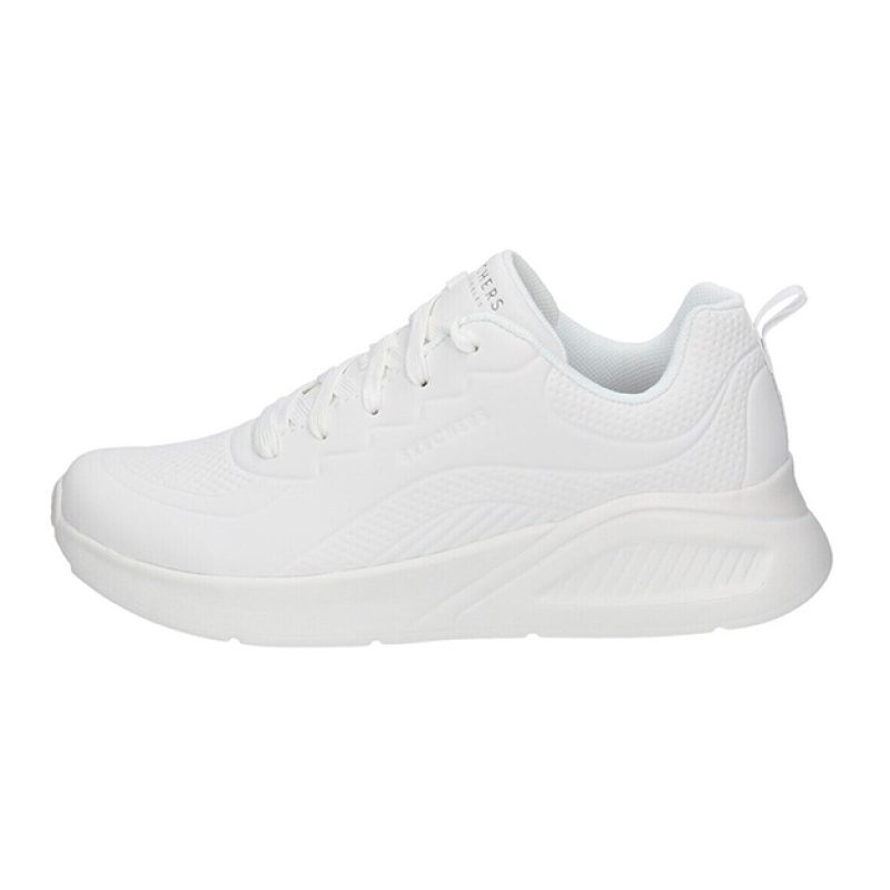 Sneaker Donna SKECHERS in pelle - 177288/WHT WHITE