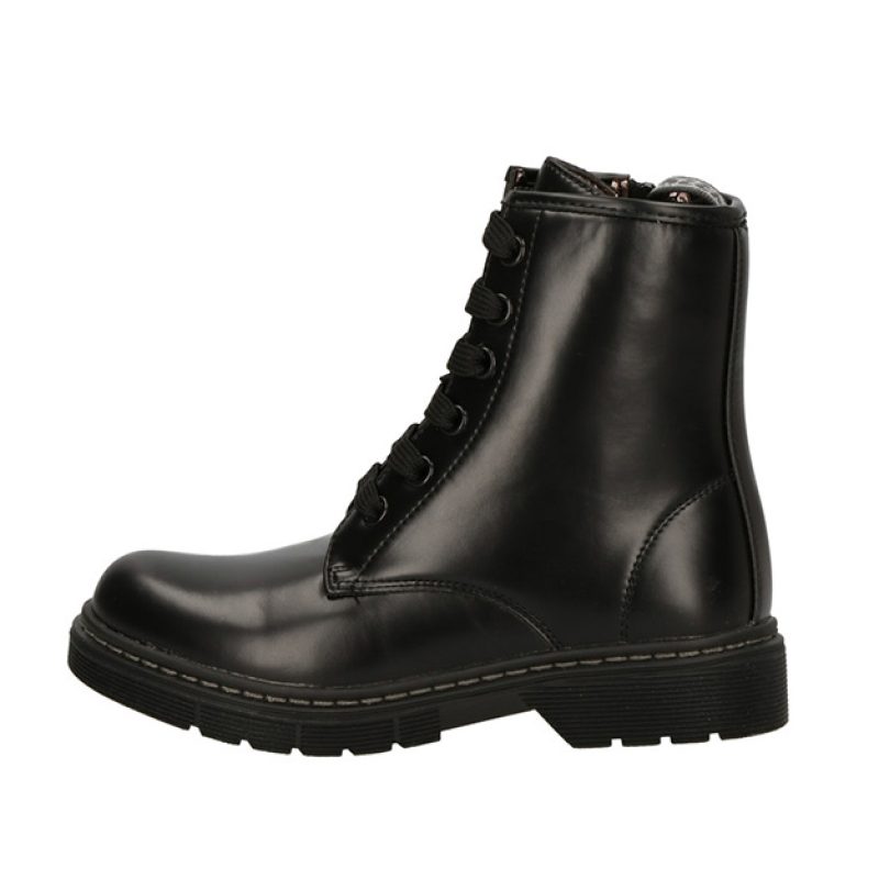 Anfibio Bambina ASSO in ecopelle - AG-12520 BLACK