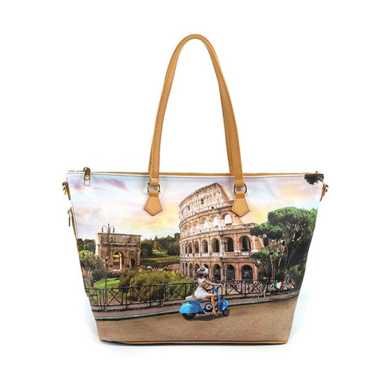 Shopping Donna YNOT? in goffrato - YES-397S2 ROMA SCOOTER