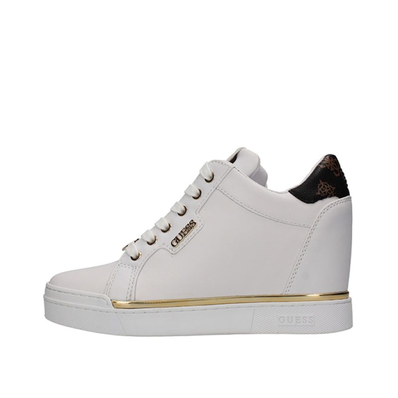 Sneaker Donna GUESS in pelle ed ecopelle - FL5FT2FAL12 WHBR