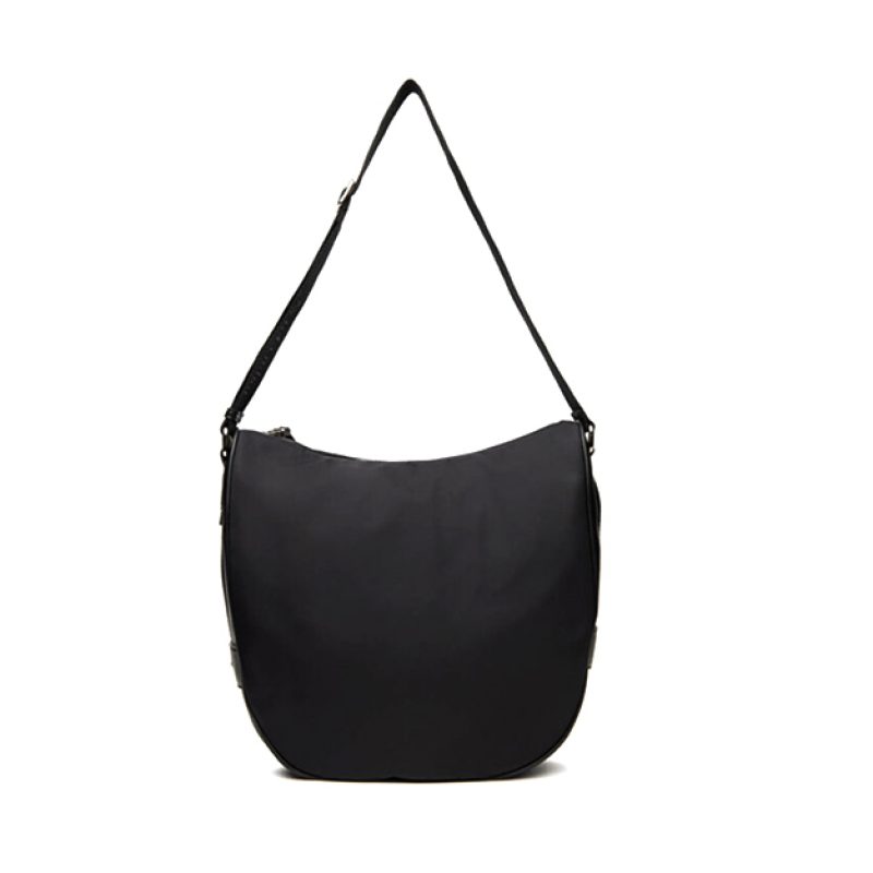 Borsa Donna Nero Giardini in tessuto tecnico - I141011D100 BLACK